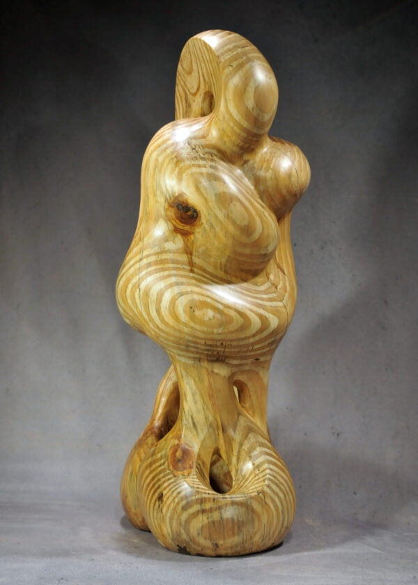 Comfort Zone - Wood Sculpture by Jerry Ward
