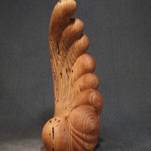Evolution of Intelligent Design -Wood Sculpture by Jerry Ward